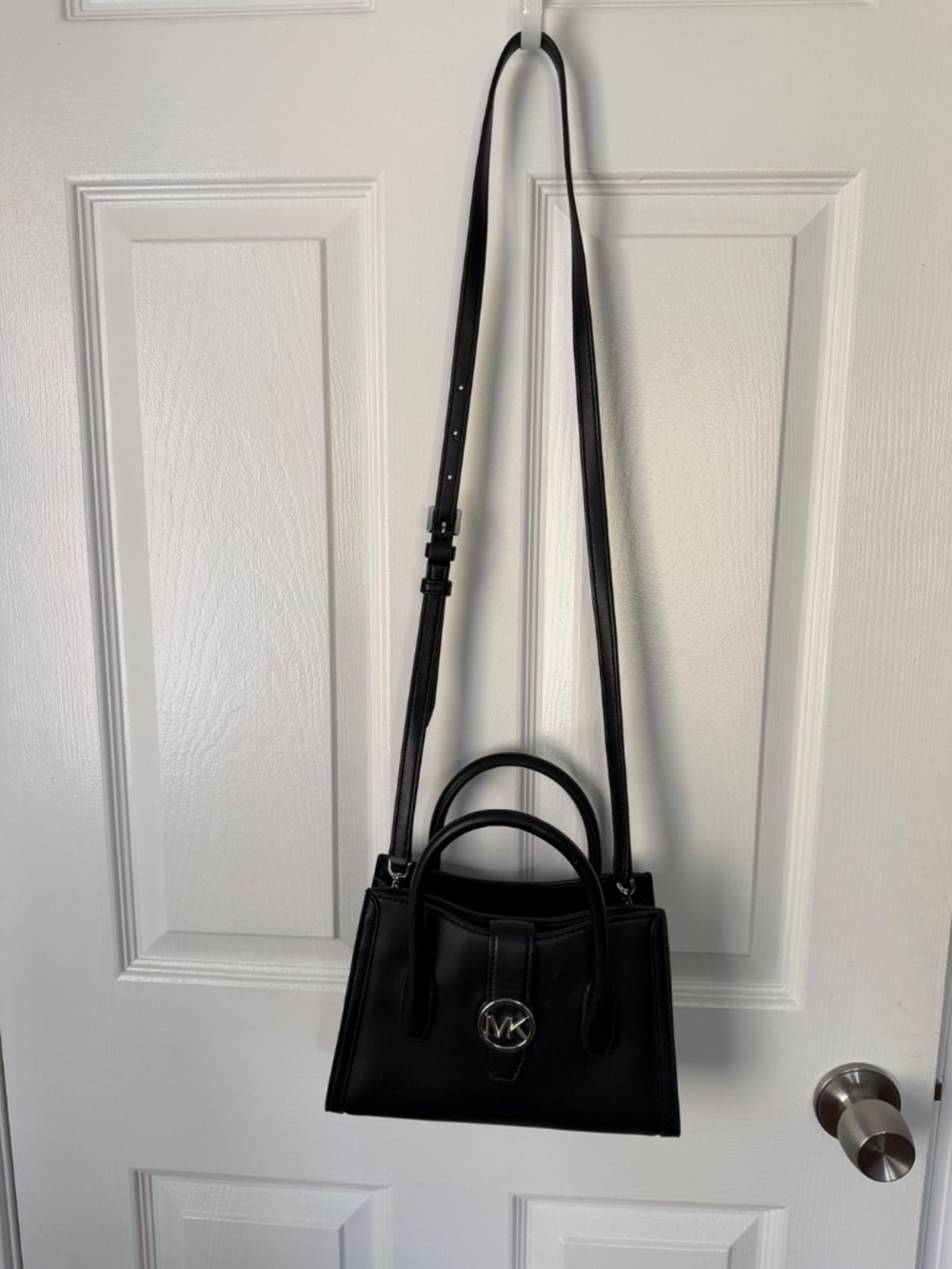 Michael Kors Small Faux Leather Satchel Bag - Picture 7 of 7